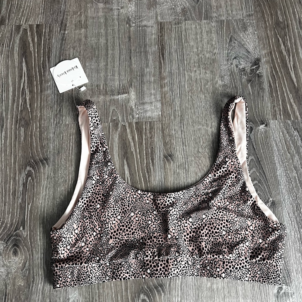 Leopard Bikini Top